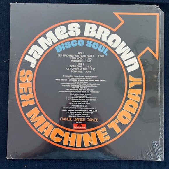 James Brown - "SEX MACHINE TODAY"~ 1975 POLYDOR Vinyl Record PD 6042 - Picture 2 of 2